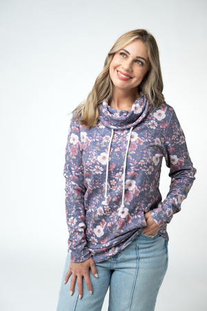 Classic Funnel Neck - Blushwood Floral by Michelle Mae