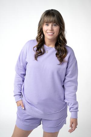 PREBOOK Vintage Wash Pullover - Lavender