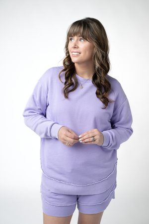 PREBOOK Vintage Wash Pullover - Lavender