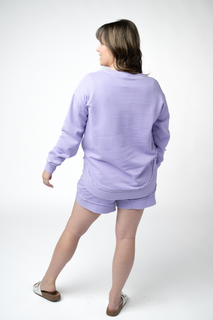PREBOOK Vintage Wash Pullover - Lavender