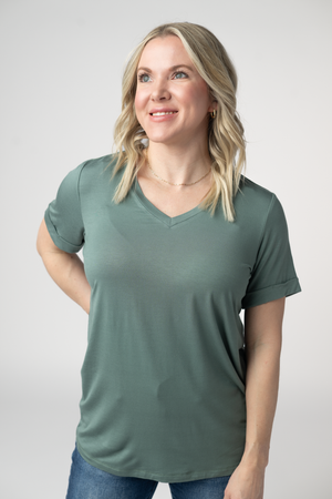 Sophie Top - Dusty Jade by Michelle Mae
