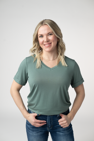 Sophie Top - Dusty Jade by Michelle Mae