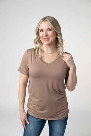 Sophie Top - Mocha by Michelle Mae