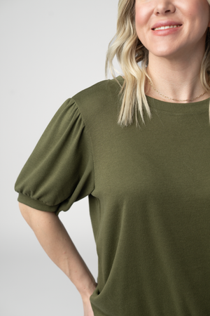 Katie Cozy Top - Olive by Michelle Mae