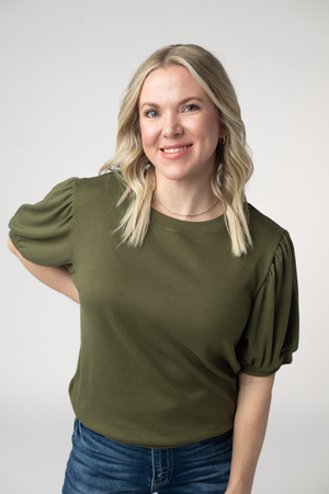 Katie Cozy Top - Olive by Michelle Mae