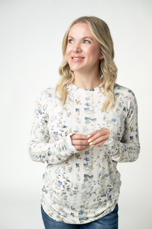 Blair Long Sleeve Top - Olive Meadows by Michelle Mae