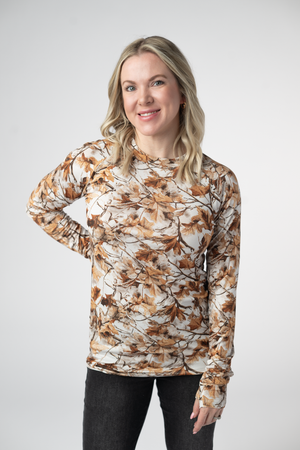 Blair Long Sleeve Top - Woodsy Camo by Michelle Mae