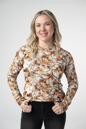 Blair Long Sleeve Top - Woodsy Camo by Michelle Mae