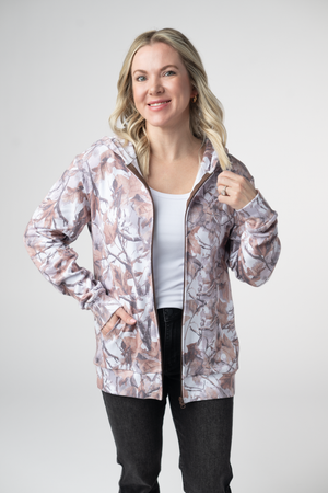 Fullzip Hoodie - Woodsy Camo by Michelle Mae