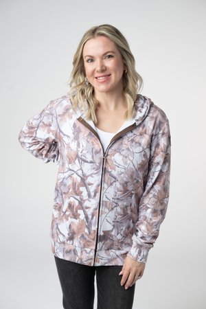 Fullzip Hoodie - Woodsy Camo by Michelle Mae