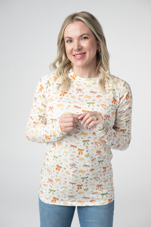 Blair Long Sleeve Top - Harvest Bows by Michelle Mae
