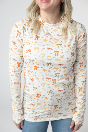 Blair Long Sleeve Top - Harvest Bows by Michelle Mae