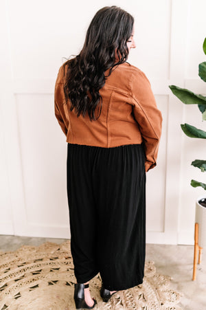 Judy Blue Stretchy Denim Jacket In Rich Toffee