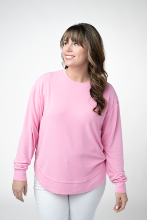 PREBOOK Robyn Ribbed Pullover - Pink