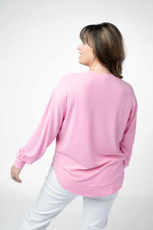 PREBOOK Robyn Ribbed Pullover - Pink