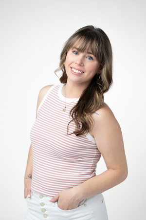 PREBOOK Classic Tank - Pink and White