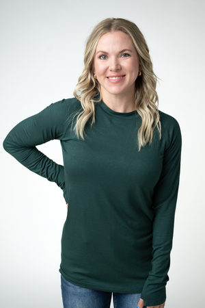 Blair Long Sleeve Top - Pineberry by Michelle Mae