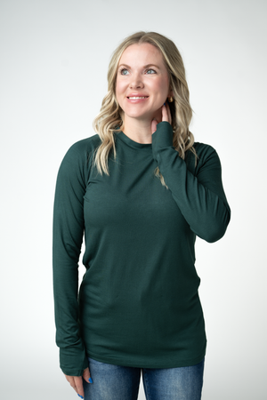 Blair Long Sleeve Top - Pineberry by Michelle Mae