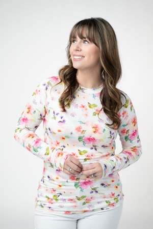 PREBOOK Blair Long Sleeve Top - Bright Blossom