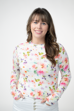 PREBOOK Blair Long Sleeve Top - Bright Blossom