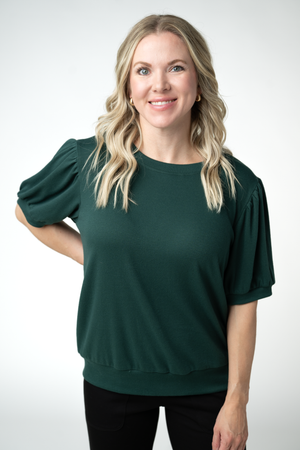 Katie Cozy Top - Evergreen by Michelle Mae