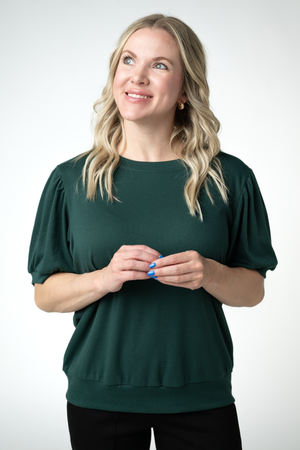 Katie Cozy Top - Evergreen by Michelle Mae