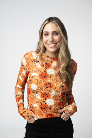 Blair Long Sleeve Top - Spooky Autumn by Michelle Mae