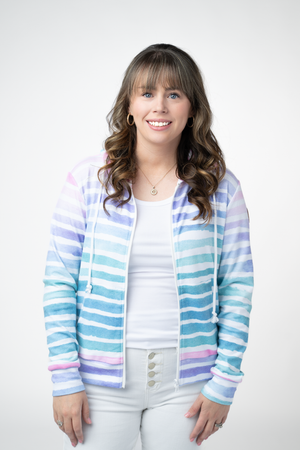 PREBOOK Fullzip Hoodie - Summer Stripes
