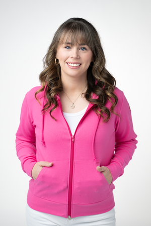 PREBOOK Fullzip Hoodie - Hot Pink