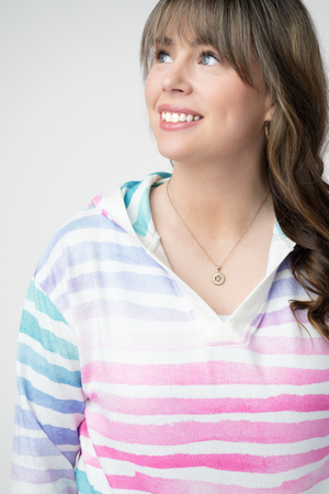 PREBOOK Julia Pullover Hoodie - Summer Stripes