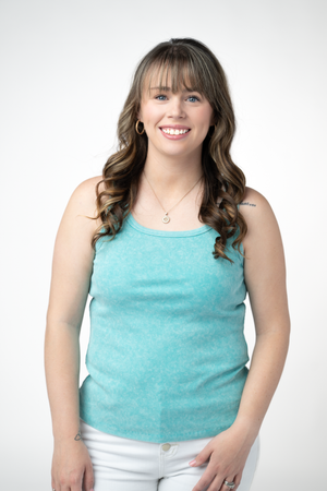 PREBOOK Audrey Vintage Wash Tank - Aqua