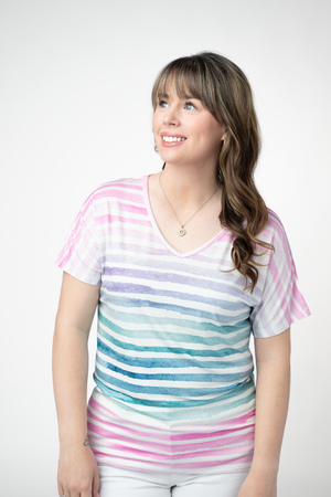 PREBOOK Chloe Cozy Top - Summer Stripes