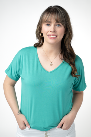 PREBOOK Chloe Cozy Top - Tropical Teal