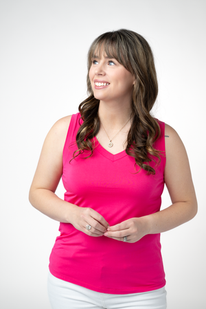 PREBOOK Noelle Tank - Hot Pink