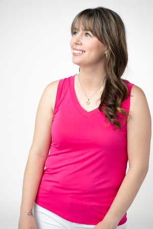 PREBOOK Noelle Tank - Hot Pink