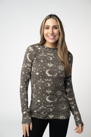 Blair Long Sleeve Top - Celestial Nights by Michelle Mae