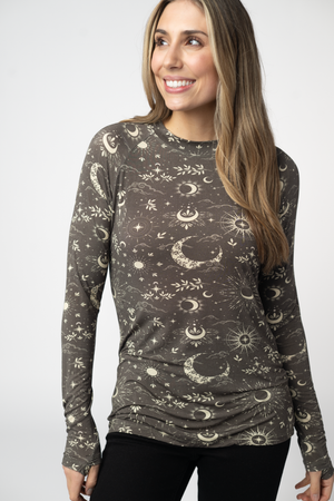Blair Long Sleeve Top - Celestial Nights by Michelle Mae