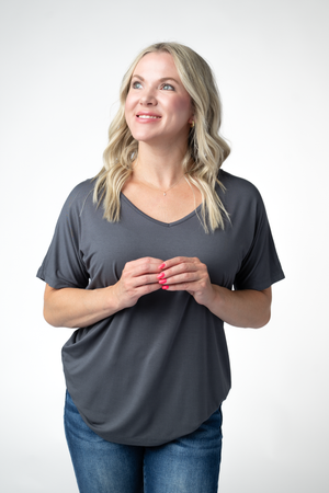 PREBOOK Chloe Cozy Top - Grey