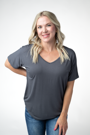 PREBOOK Chloe Cozy Top - Grey
