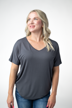 PREBOOK Chloe Cozy Top - Grey