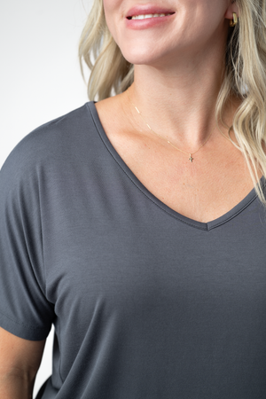 PREBOOK Chloe Cozy Top - Grey