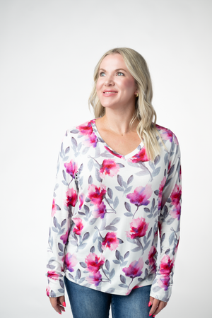PREBOOK Larissa Long Sleeve - Moonlit Floral