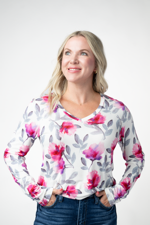 PREBOOK Larissa Long Sleeve - Moonlit Floral