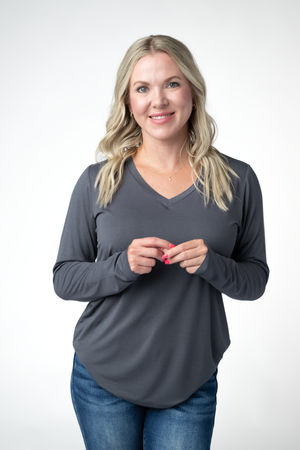 PREBOOK Larissa Long Sleeve - Grey
