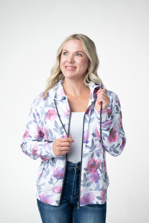 PREBOOK Fullzip Hoodie - Moonlit Floral