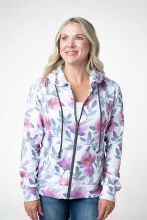 PREBOOK Fullzip Hoodie - Moonlit Floral