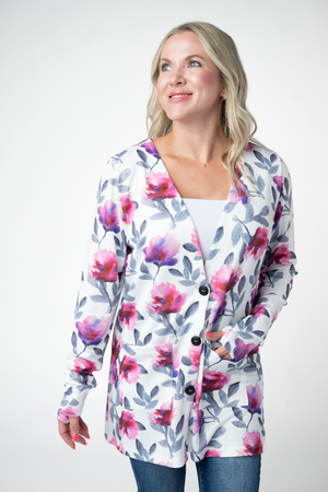 PREBOOK Cori Cardigan - Moonlit Floral