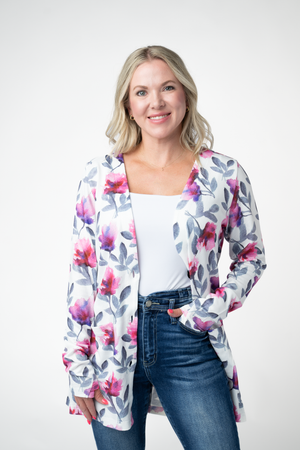 PREBOOK Cori Cardigan - Moonlit Floral