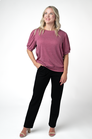 PREBOOK Katie Cozy Top - Raspberry