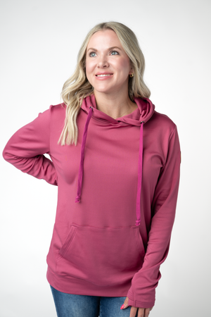 PREBOOK Cloud Hailey Pullover Hoodie - Raspberry